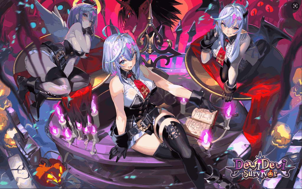 PC《恶魔幸存者》Ver1.20 官方中文版｜日式ARPG｜肉鸽元素动态战斗图片-1